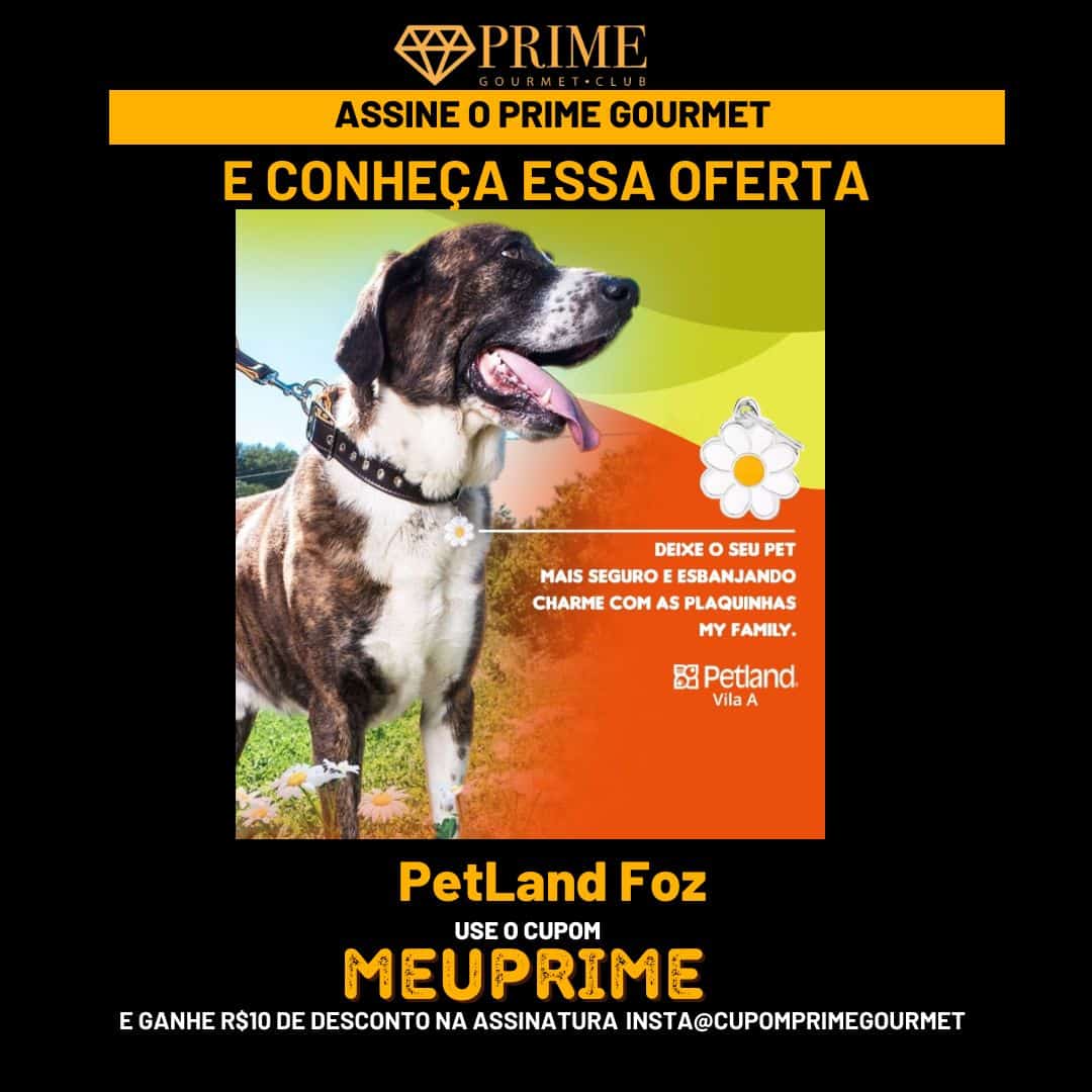 Cachorro em promoção Prime Gourmet Club.