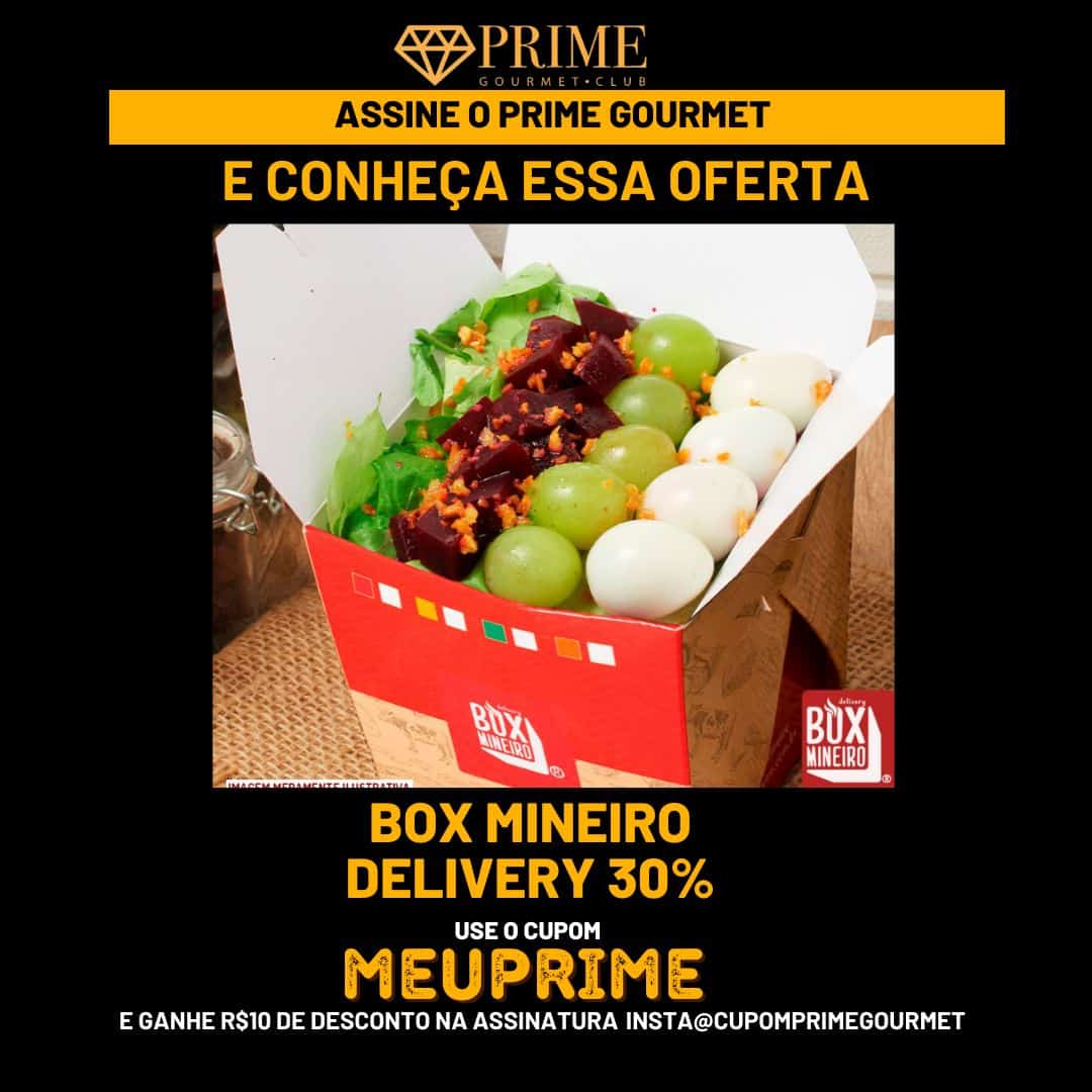 Cupom de desconto Prime Gourmet para Box Mineiro