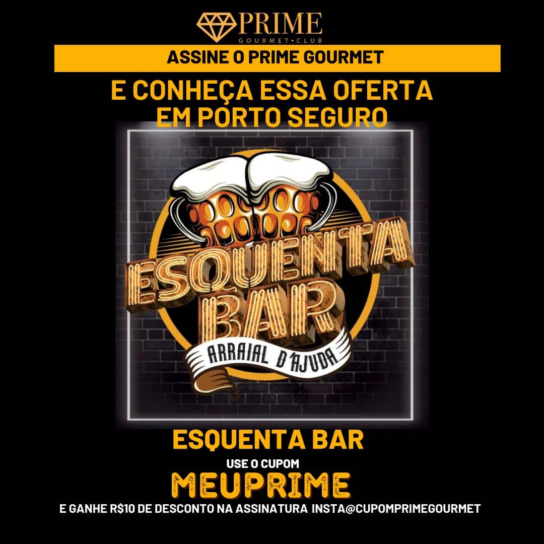 Cupom desconto Prime Gourmet Club Porto Seguro