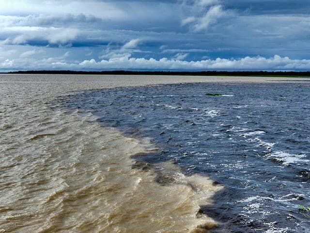Foto real de Rio Solimões