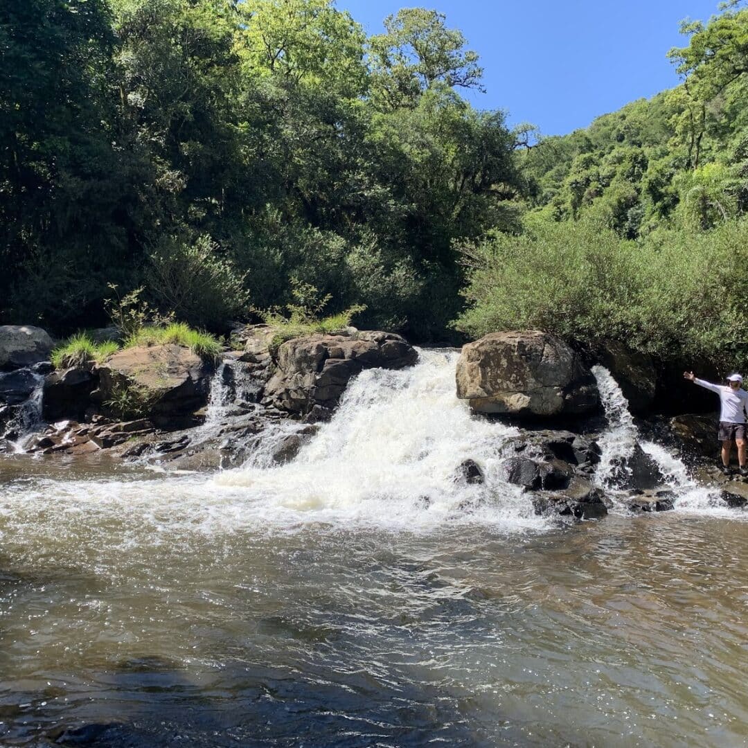 Foto real de Cascata do Arroio do Sol