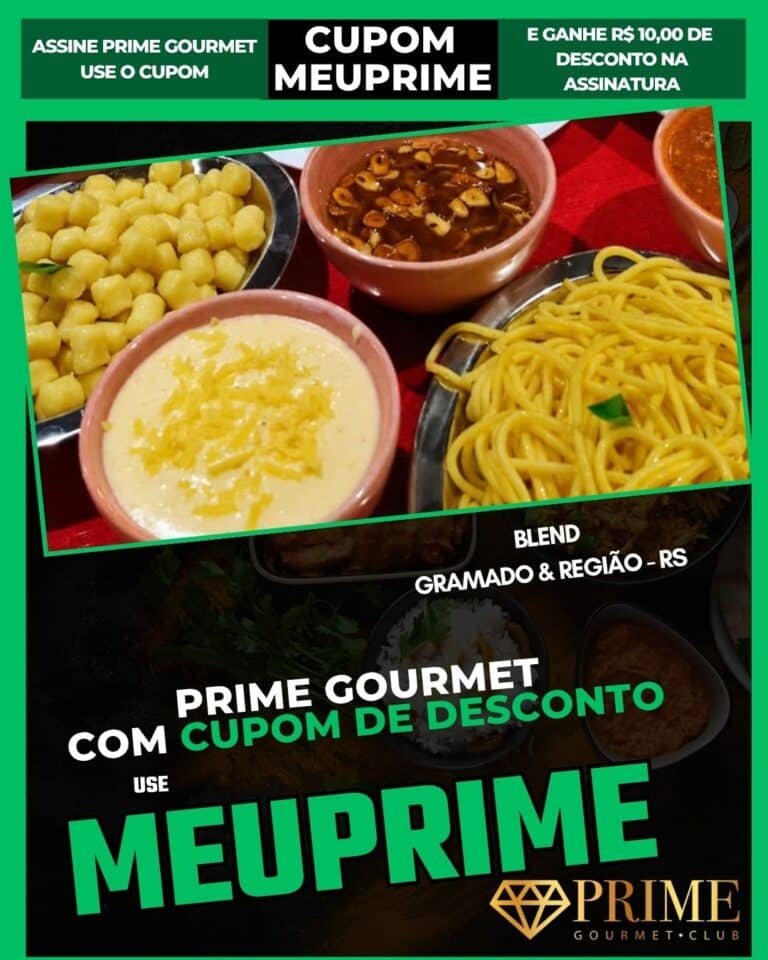 cupom prime gourmet gramado