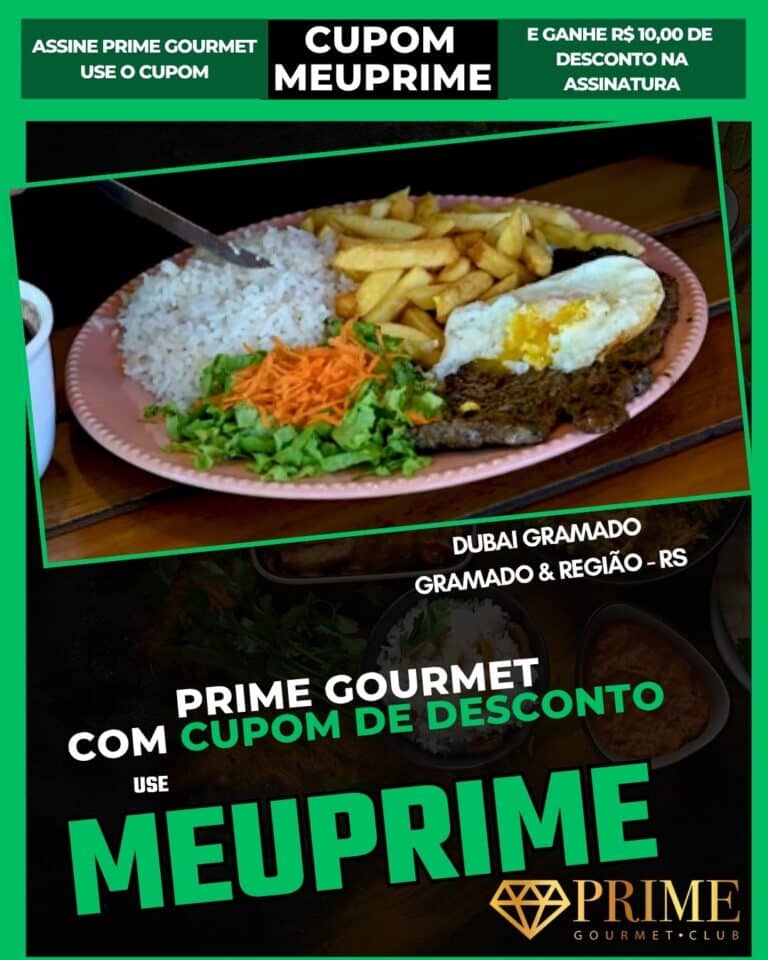 cupom prime gourmet gramado