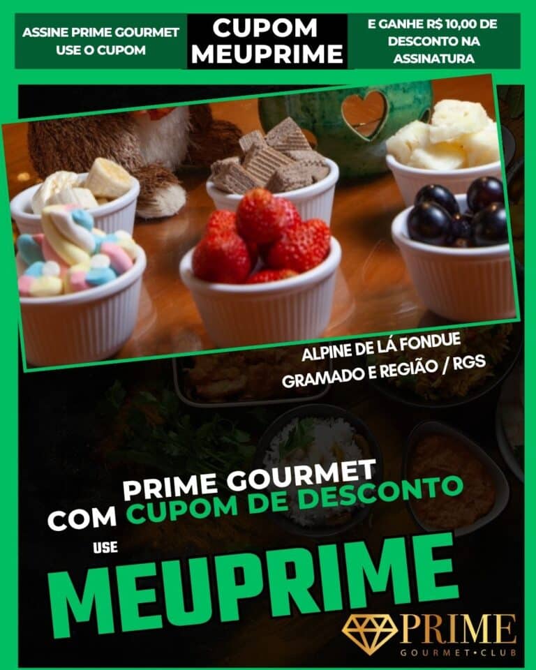 cupom prime gourmet gramado