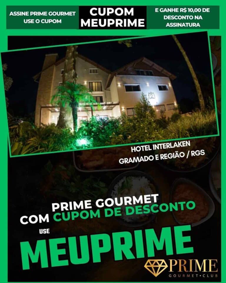 cupom prime gourmet gramado