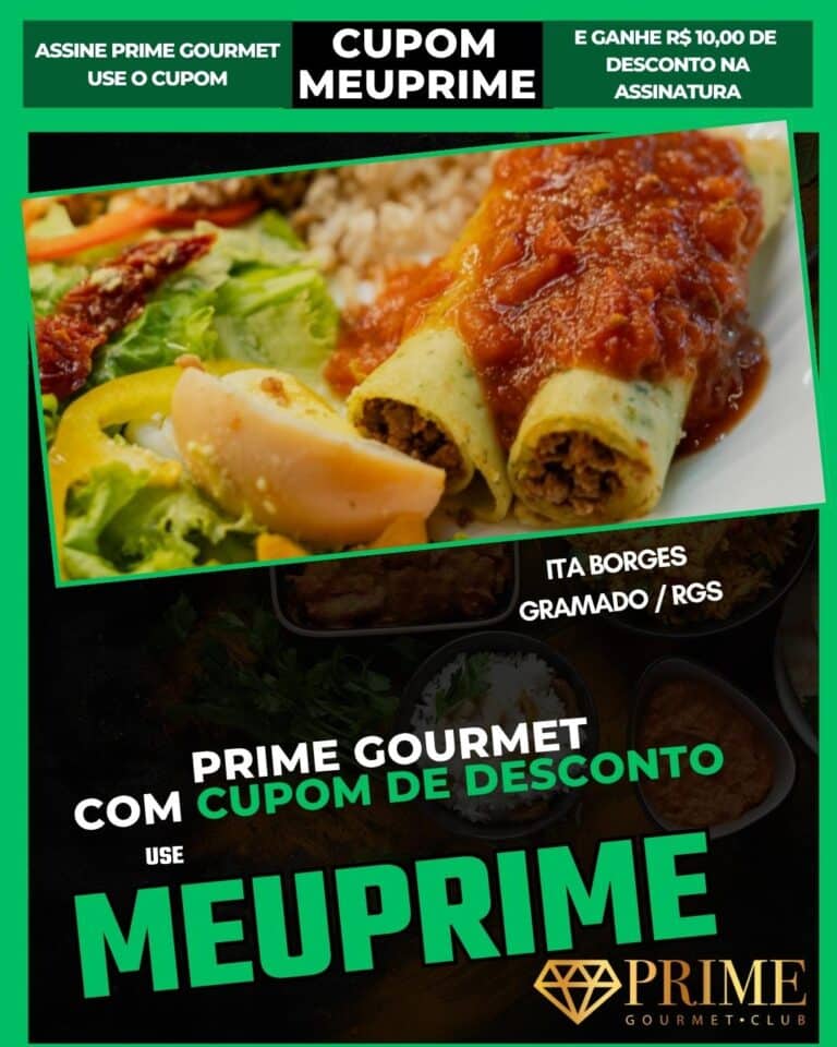 cupom prime gourmet gramado
