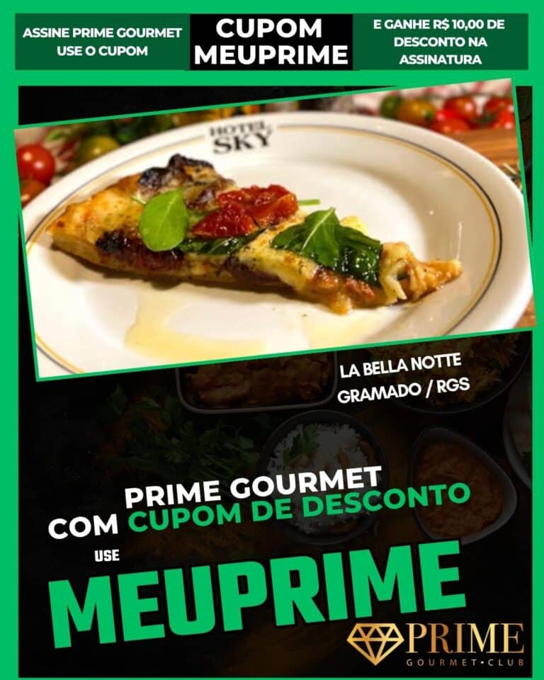 cupom prime gourmet gramado