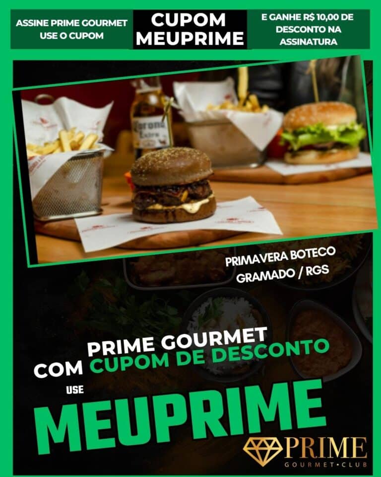 cupom prime gourmet gramado