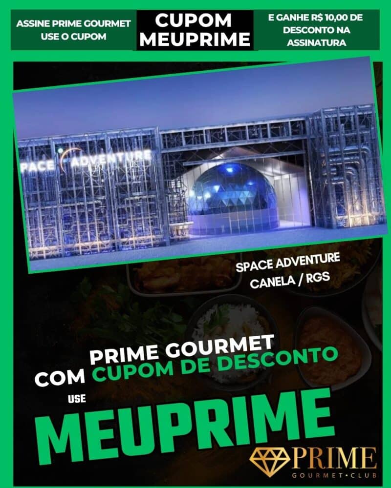 Promoção Prime Gourmet com cupom MEUPRIME