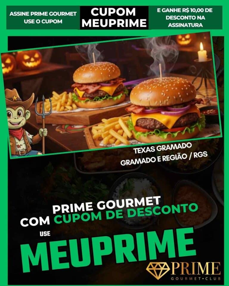 cupom prime gourmet gramado