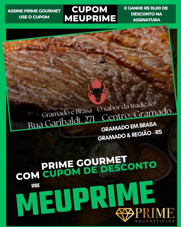 cupom prime gourmet gramado