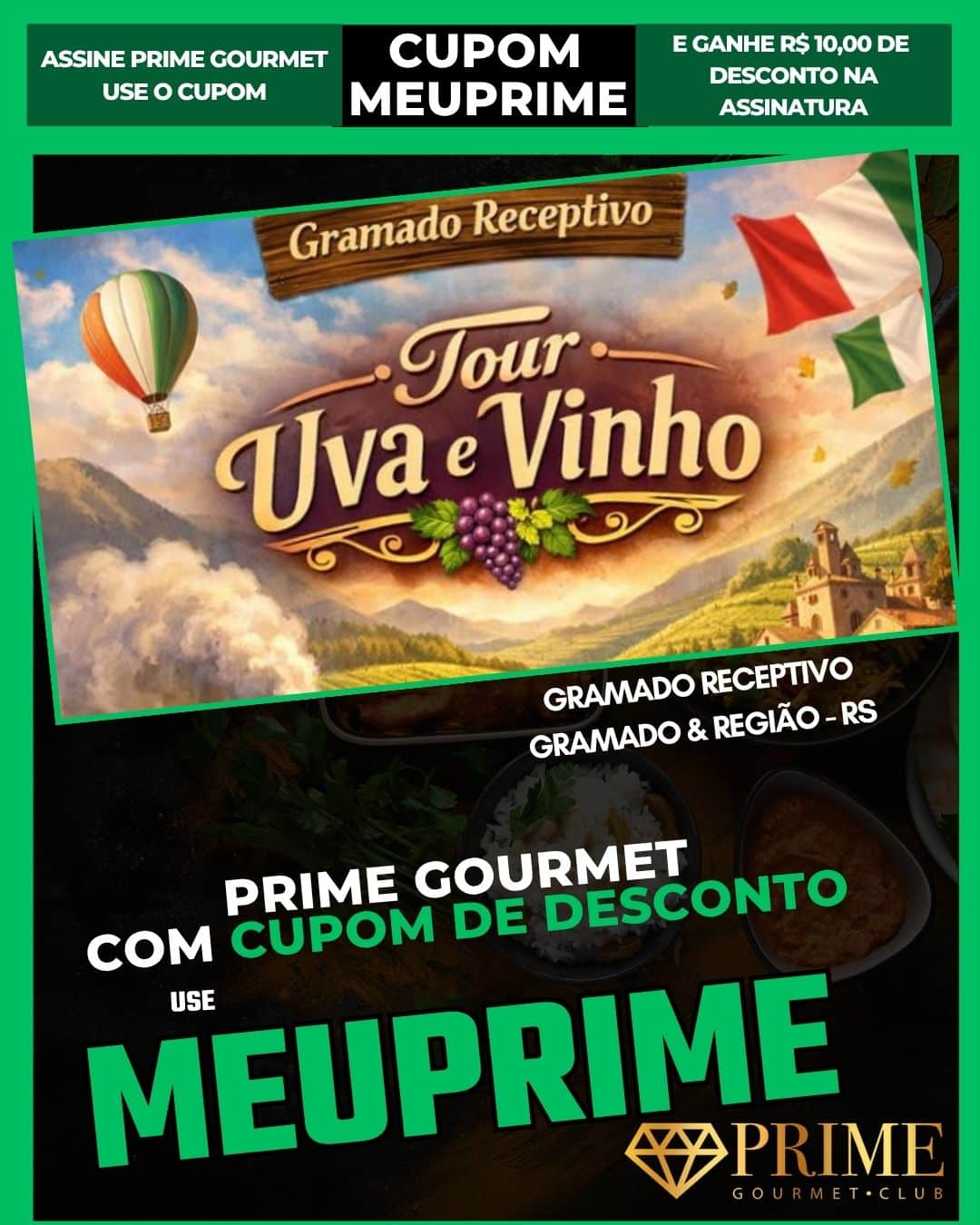 Promoção Tour Uva e Vinho Gramado com cupom
