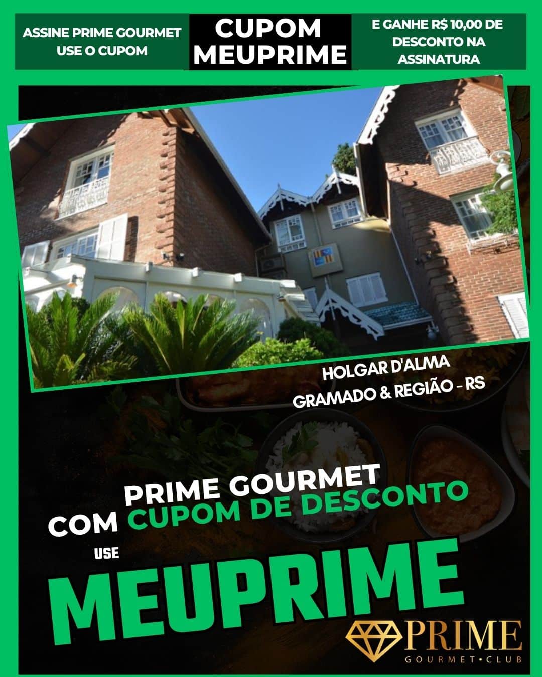 Cupom Prime Gourmet MEUPRIME em Gramado RS