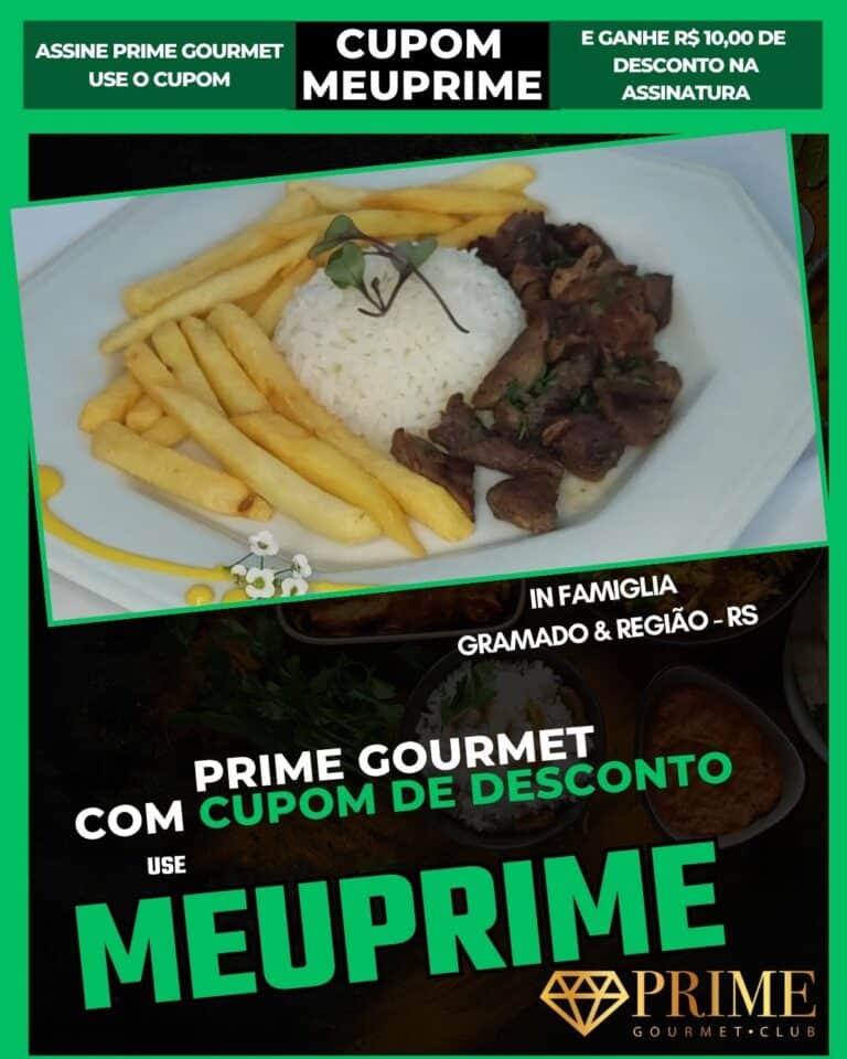 cupom prime gourmet gramado