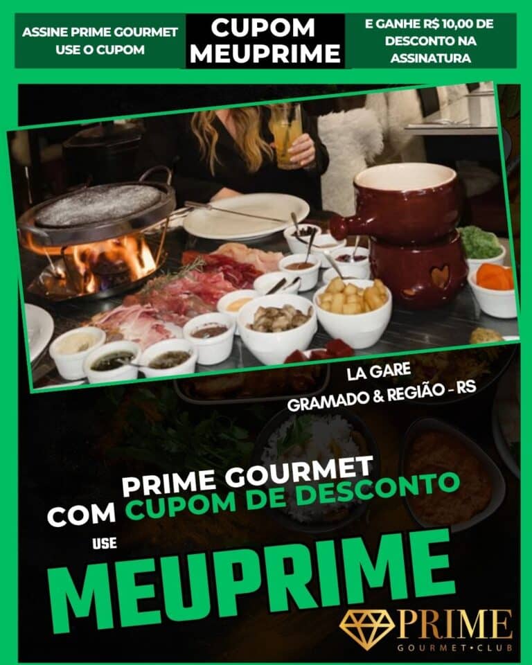 cupom prime gourmet gramado