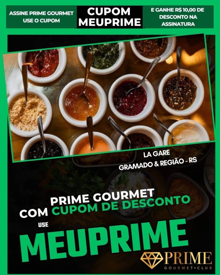cupom prime gourmet gramado