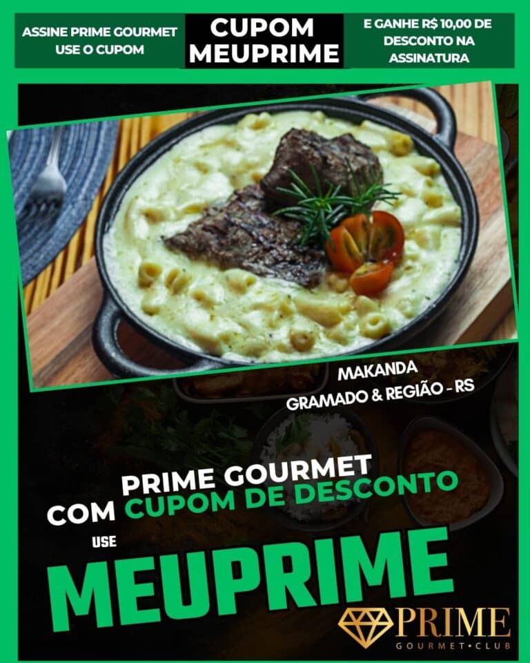 cupom prime gourmet gramado