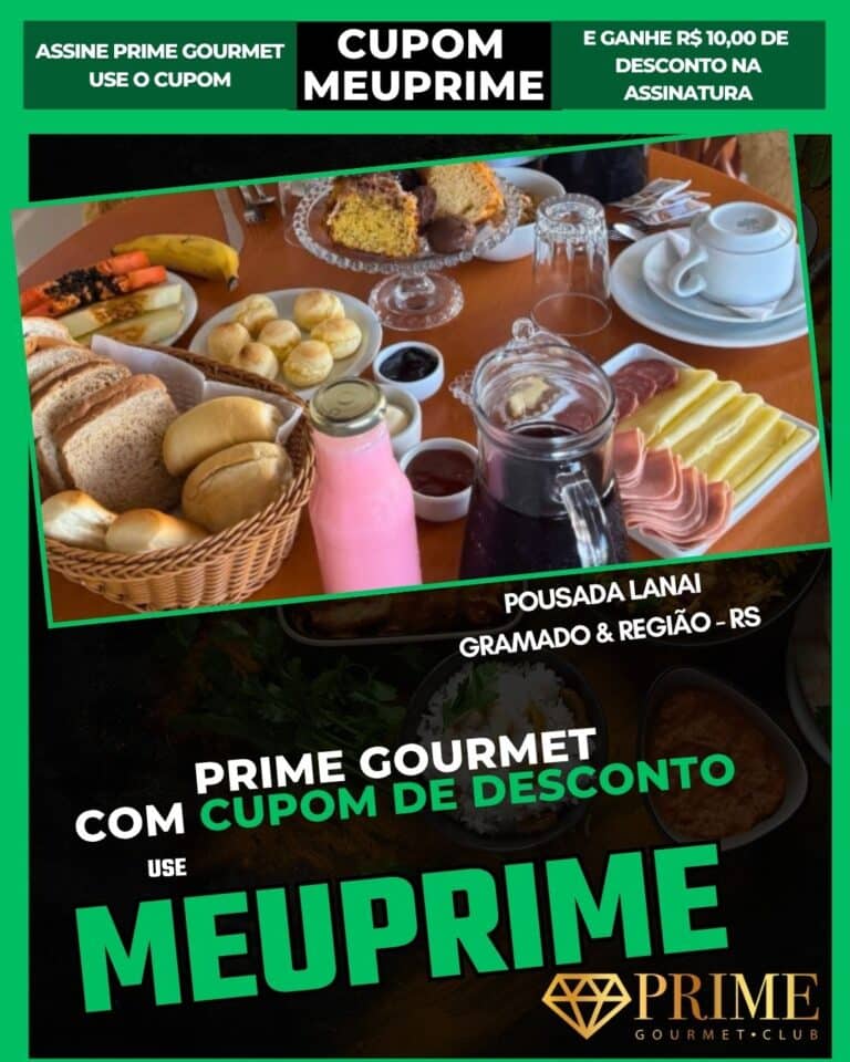 cupom prime gourmet gramado