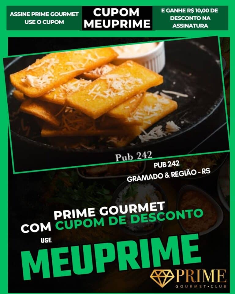 cupom prime gourmet gramado