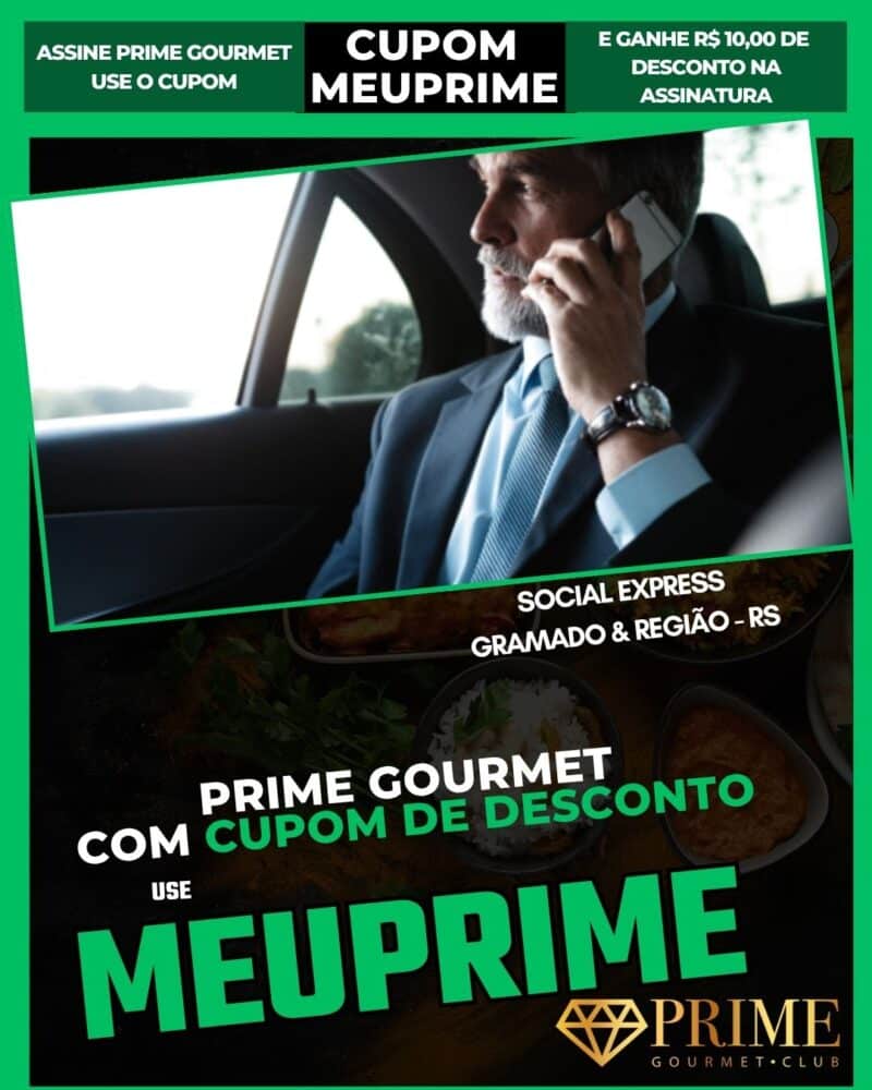 Cupom MEUPRIME para desconto Prime Gourmet