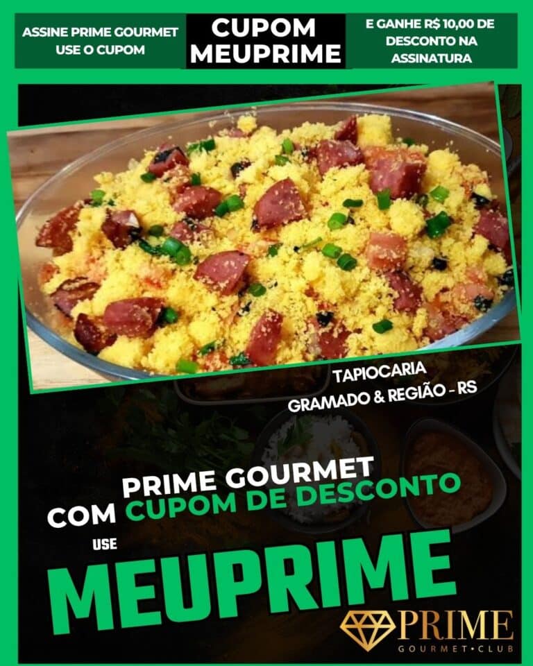 cupom prime gourmet gramado