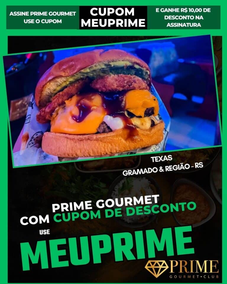 cupom prime gourmet gramado