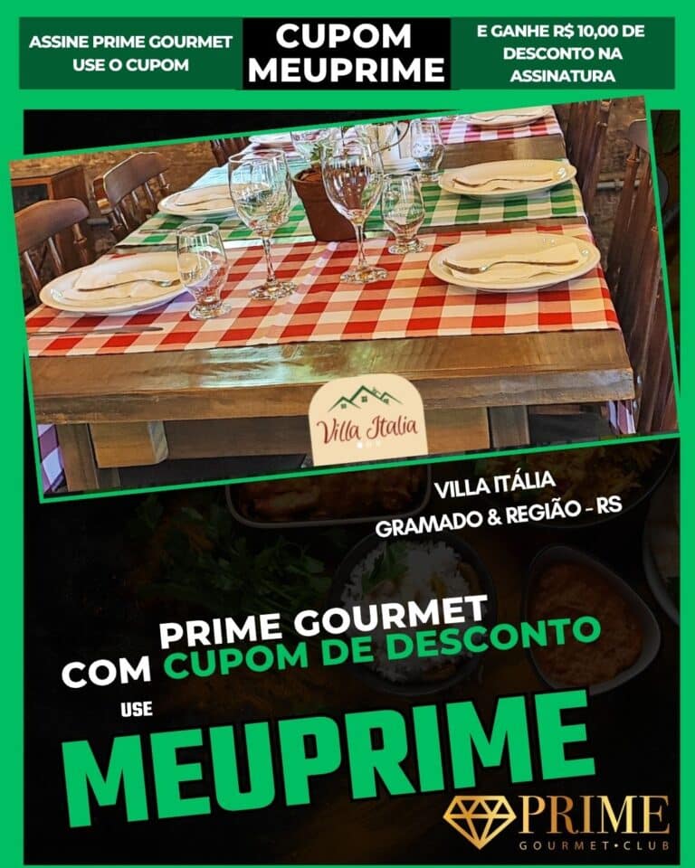 cupom prime gourmet gramado