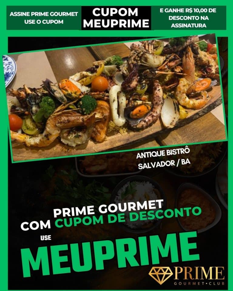 cupom Prime Gourmet Salvador