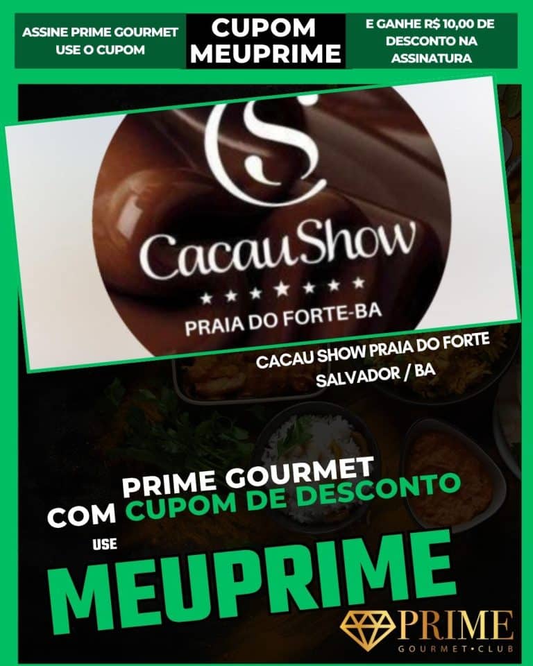 cupom Prime Gourmet Salvador