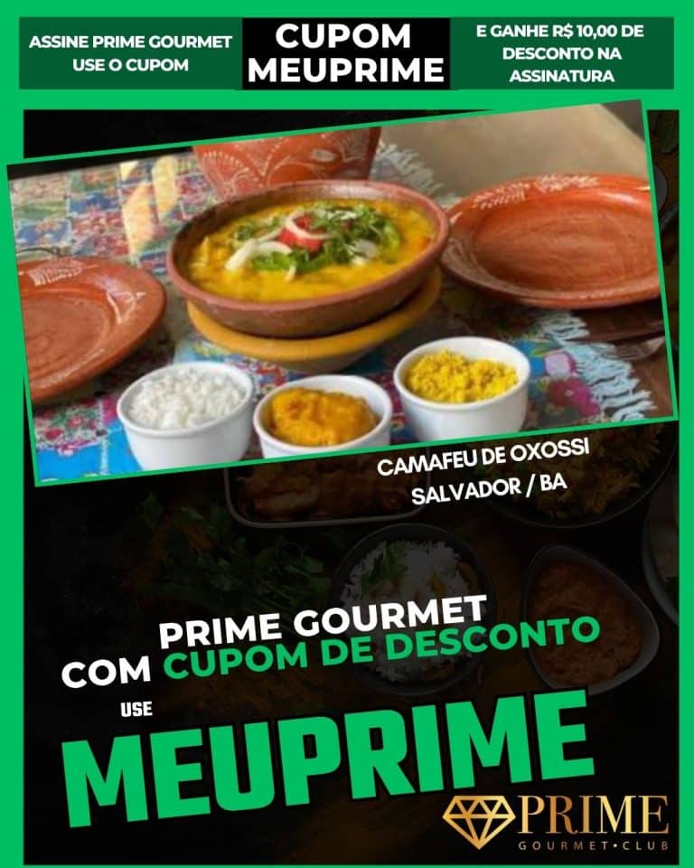 cupom Prime Gourmet Salvador