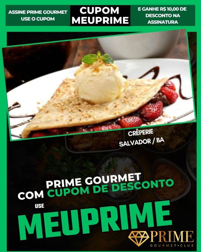 cupom Prime Gourmet Salvador