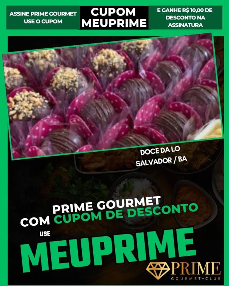 cupom Prime Gourmet Salvador