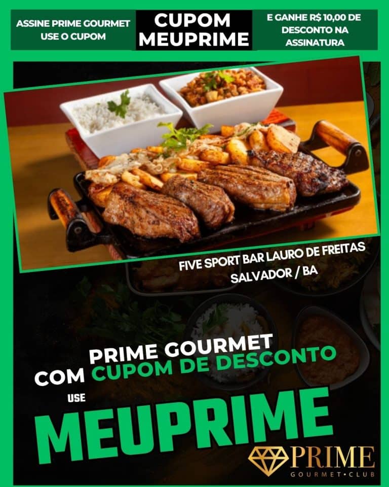 cupom Prime Gourmet Salvador