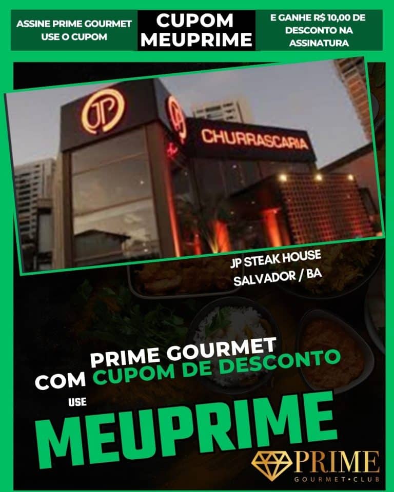 cupom Prime Gourmet Salvador