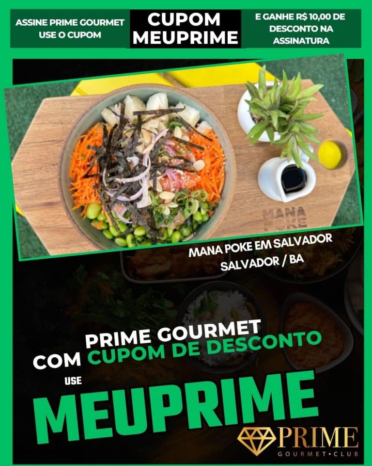 cupom Prime Gourmet Salvador