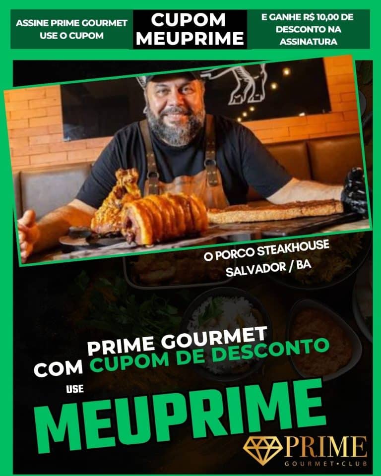 cupom Prime Gourmet Salvador