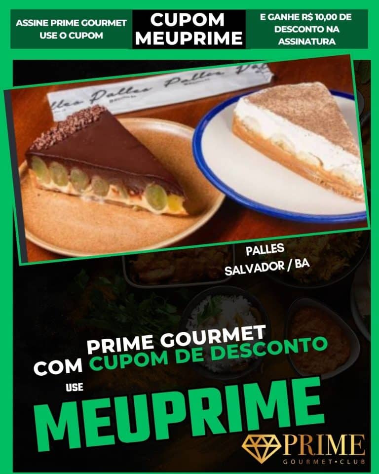 cupom Prime Gourmet Salvador