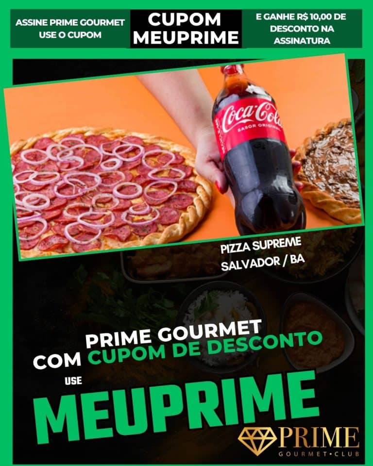 cupom Prime Gourmet Salvador