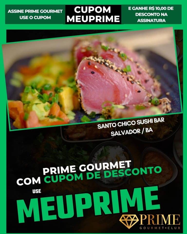 cupom Prime Gourmet Salvador