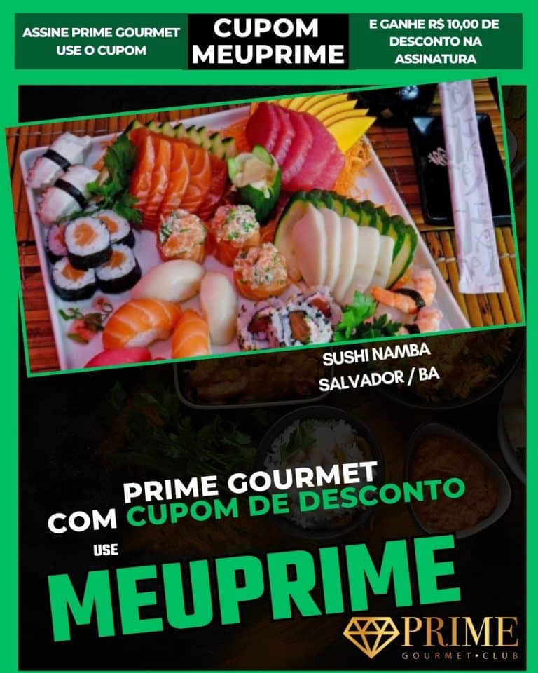 cupom Prime Gourmet Salvador