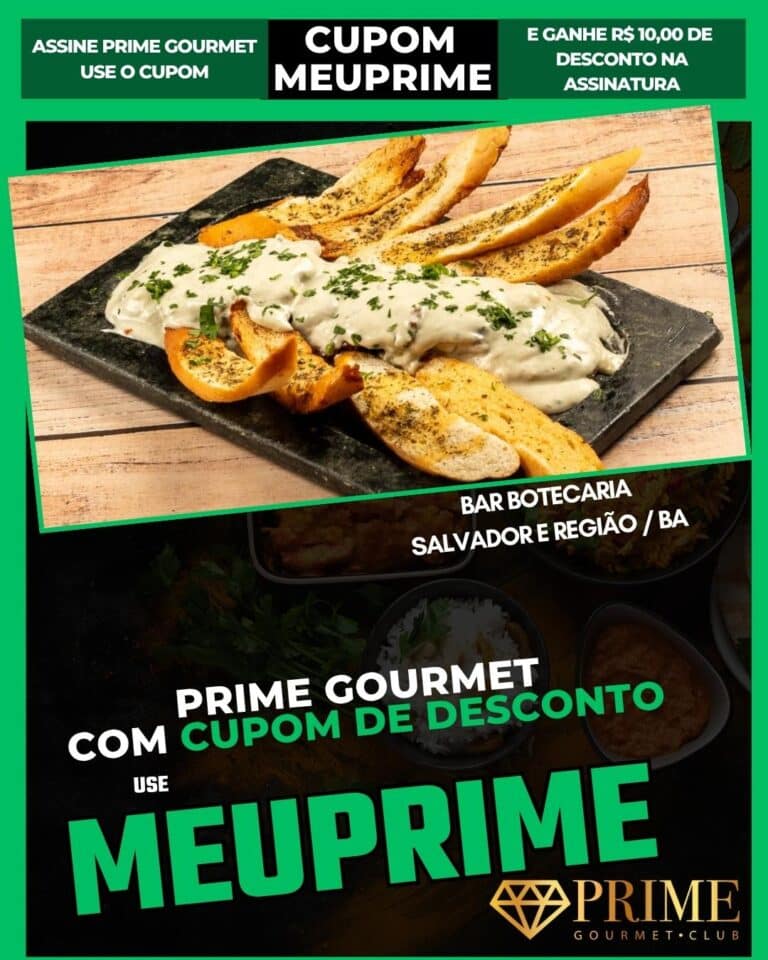 cupom Prime Gourmet Salvador