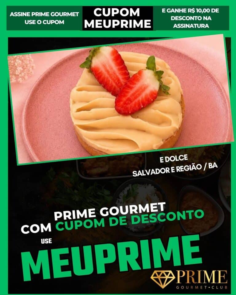 cupom Prime Gourmet Salvador