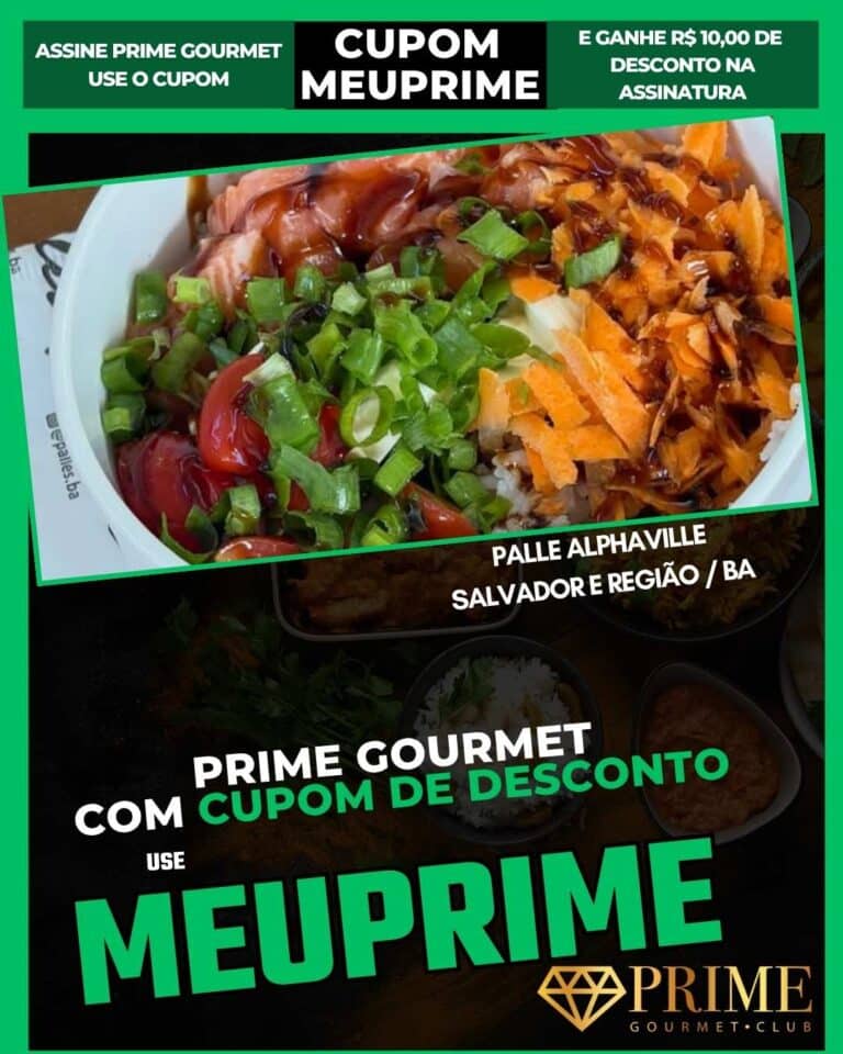 cupom Prime Gourmet Salvador