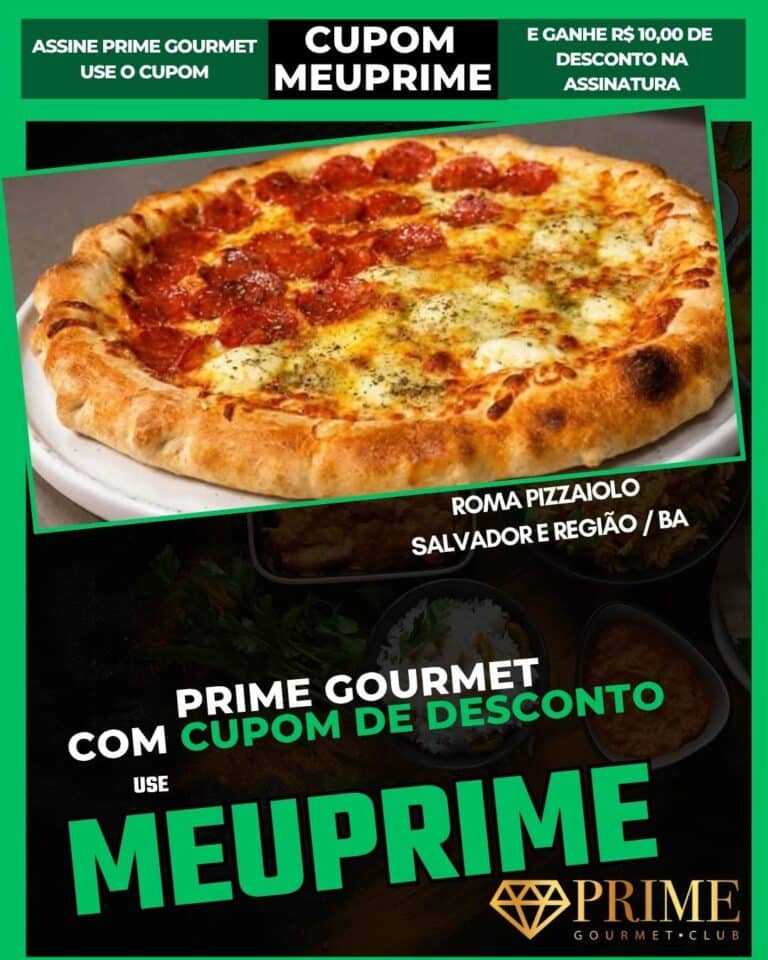 cupom Prime Gourmet Salvador