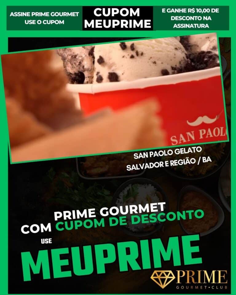 cupom Prime Gourmet Salvador