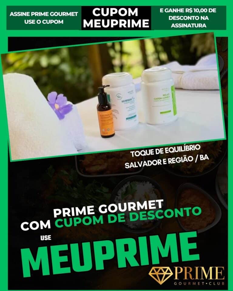 cupom Prime Gourmet Salvador