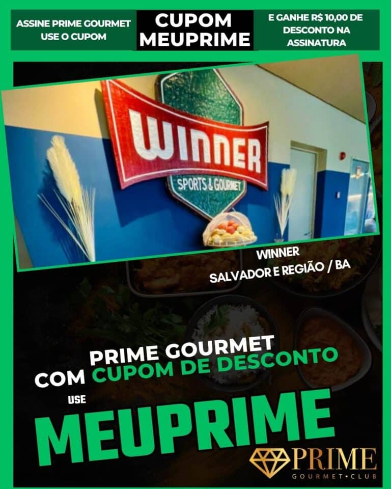 cupom Prime Gourmet Salvador