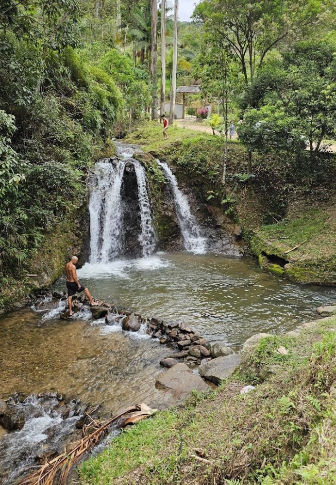 Foto real de Cascata Taquara Rachada