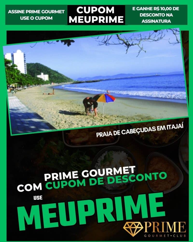 cupom prime gourmet praia de cabeçudas em itajaí
