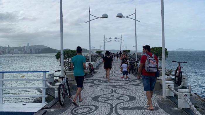 Foto real de Molhe da Barra Sul